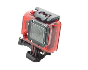 GoPro Waterproof Replacement Housing for Hero 3/ 3 / 4 Camera - Red